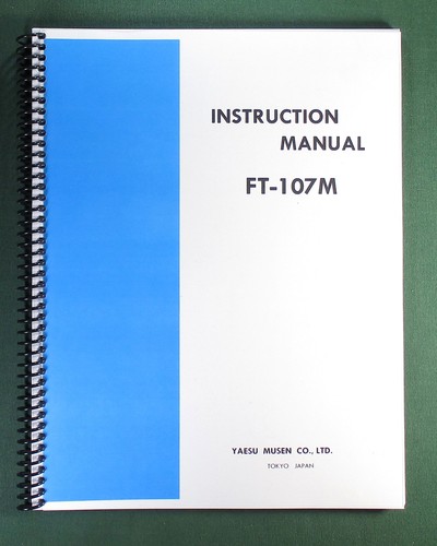 Yaesu 107m instruction - ft-107m,