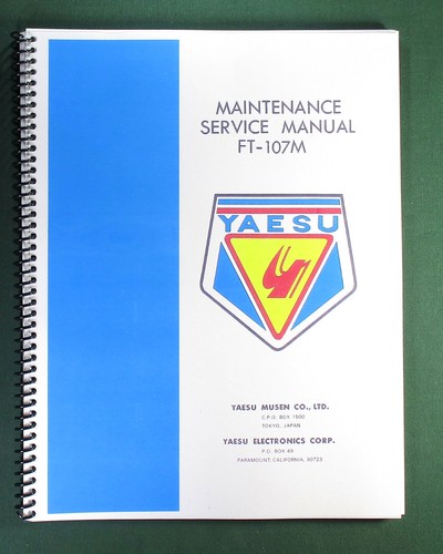Yaesu 107m service - ft-107m, manual